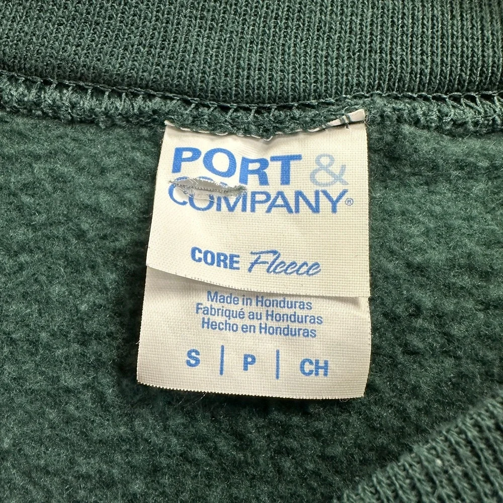 Port & Company Crewneck "CORONADO CA" Sweatshirt Unisex Size Small Green - Picture 6 of 7